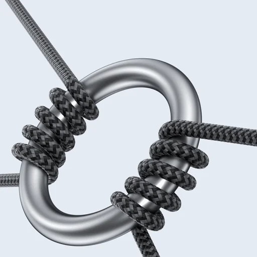 Benks kábel D49 fonott - Type C - Type C - PD 60W 3A 1,2 méter fekete - 5