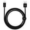 Blavec Cable Candy fonott - USB - Lightning - 2,4A 1 méter (CCA-UL24B10) fekete - 2
