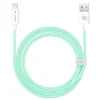 Blavec Cable Candy fonott - USB Lightning kábel - 2,4A 1 méter (CCA-UL24GN10) zöld thumbnail