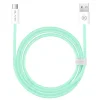 Blavec Cable Candy fonott kábel - USB to Type C - PD 60W 3A 3 méter (CCA-UC3GN30) zöld thumbnail