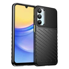 Thunder Case Samsung Galaxy A26 szilikon páncélozott tok - fekete tok