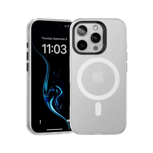  iPhone 16 Pro Fehér Benks Mágneses Lucid Armor tok (0065) - 1