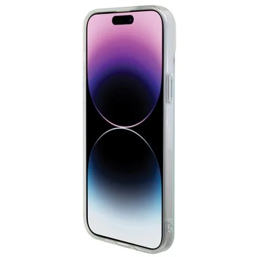 Guess IML Iridescent MagSafe tok iPhone 15 Pro - türkiz - 5
