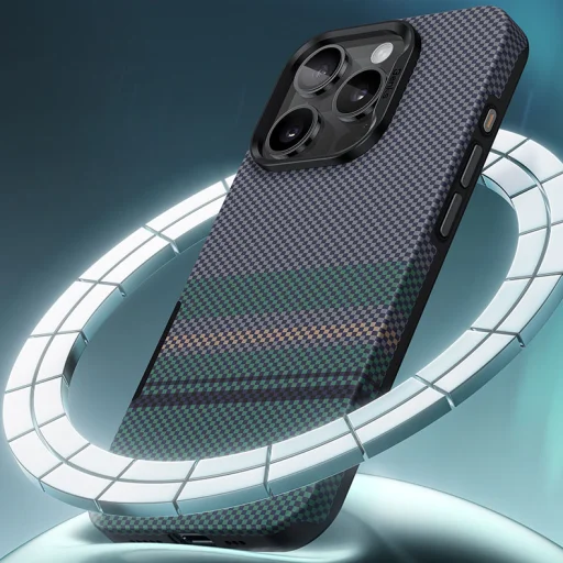  iPhone 16 Pro Mágneses Armor Pro Aurora Kevlar 600D Benks tok - 12