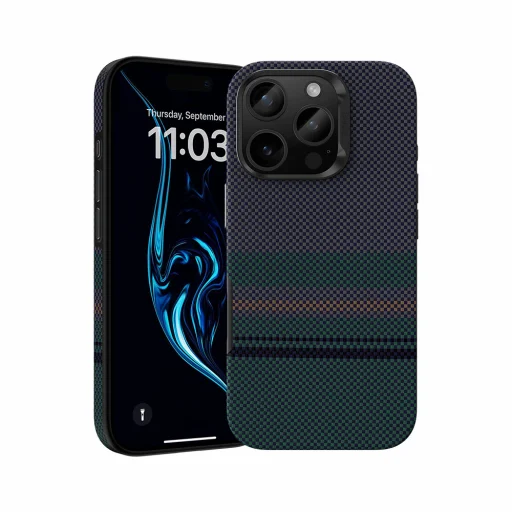  iPhone 16 Pro Mágneses Armor Pro Aurora Kevlar 600D Benks tok - 1