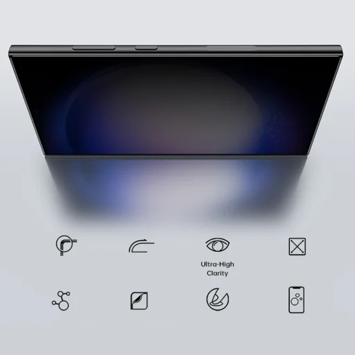 Benks Edzett üveg Ultra Shield Privacy Samsung Galaxy S24 Ultra üvegfólia - 6