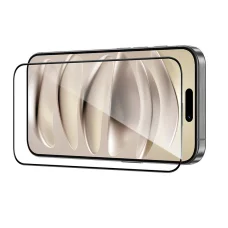 Benks Edzett üveg Glass Warrior HD iPhone 15 Pro Max fekete üvegfólia