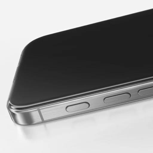 Benks Edzett üveg Glass Warrior HD iPhone 15 Pro Max fekete üvegfólia - 7