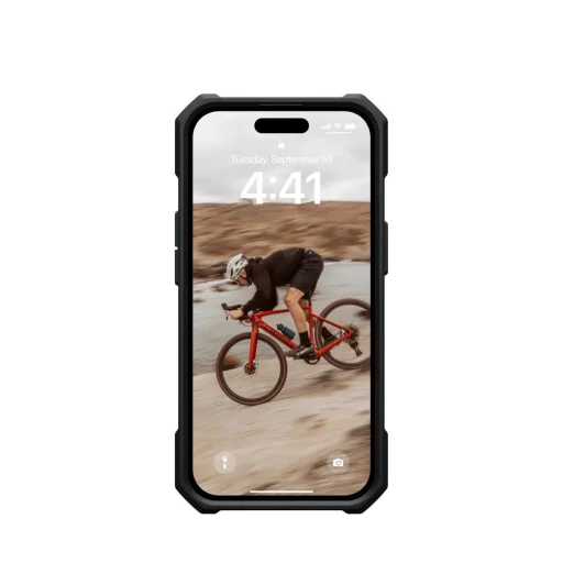 UAG Essential Armor MagSafe tok iPhone 15-höz - fekete - 4