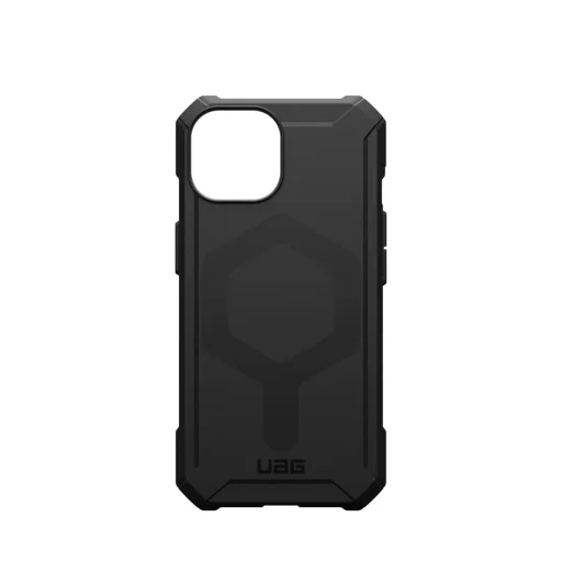 UAG Essential Armor MagSafe tok iPhone 15-höz - fekete - 8
