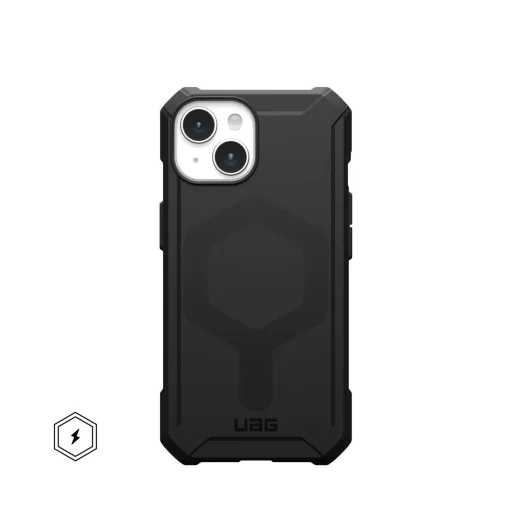 UAG Essential Armor MagSafe tok iPhone 15-höz - fekete - 1