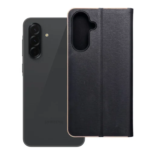 LUNA Book Gold Samsung A36 5G flipové puzdro čierne - 9