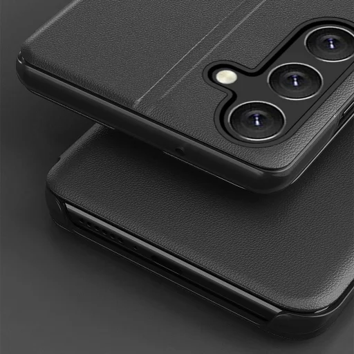 Eco Leather View fliptok Samsung Galaxy A16 / A16 5G-hez klappal és támasztékkal - fekete - 8