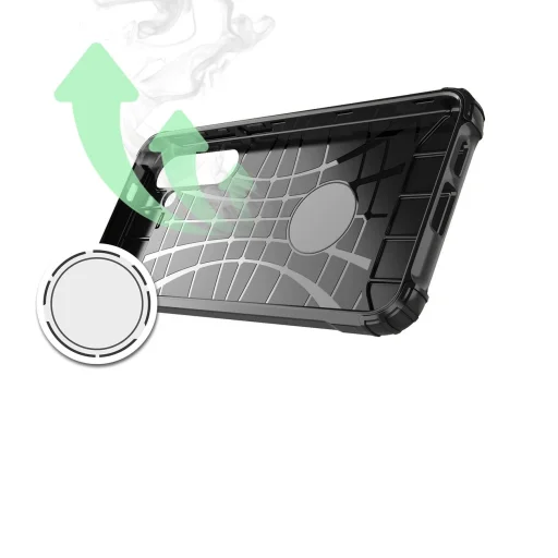 Hybrid Armor tok Samsung Galaxy S24 FE-hez - fekete - 6