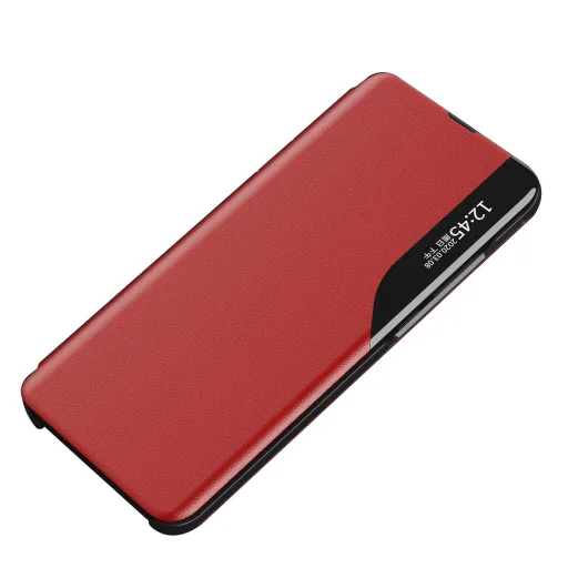 Eco Leather View fliptok Samsung Galaxy A16 / A16 5G-hez piros színben - 2