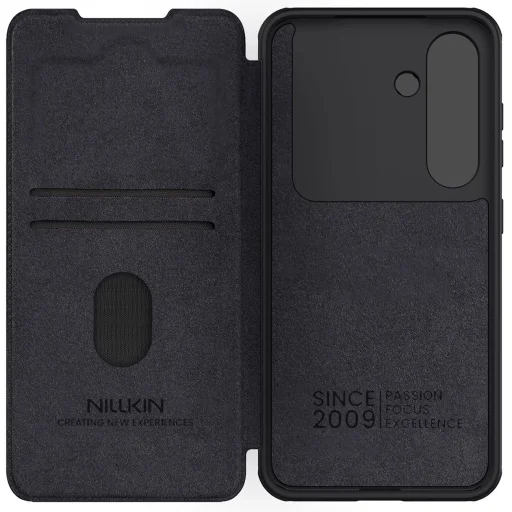Nillkin Qin Pro fliptok Samsung Galaxy S25 Plus - fekete - 5