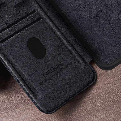 Nillkin Qin Pro fliptok Samsung Galaxy S25 Plus - fekete - 7