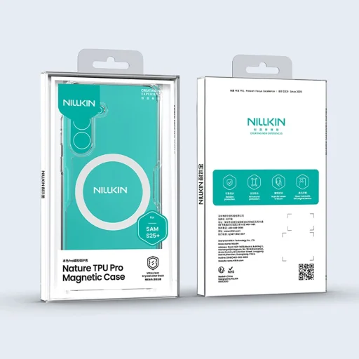 Nillkin Nature TPU Pro Magnetic MagSafe kompatibilitással Samsung Galaxy S25 - fehér tok - 16