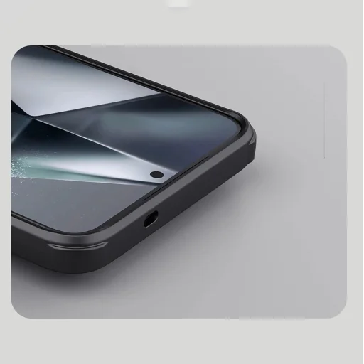 Nillkin Super Frosted Shield Pro mágneses tok Samsung Galaxy S25-höz MagSafe-kompatibilitással - fekete tok - 15