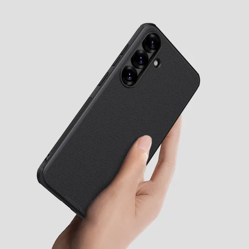 Nillkin Super Frosted Shield Pro mágneses tok Samsung Galaxy S25-höz MagSafe-kompatibilitással - fekete tok - 8