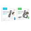 HOCO vezeték nélküli töltő 3 az 1-ben kompatibilis MagSafe és APPLE Watch 15W CQ19 fém szürke thumbnail