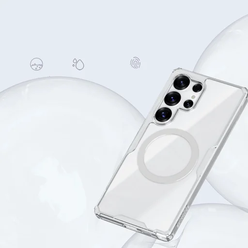 Nillkin Nature TPU Pro mágneses MagSafe-val Samsung Galaxy S25 Ultra - fehér tok - 9