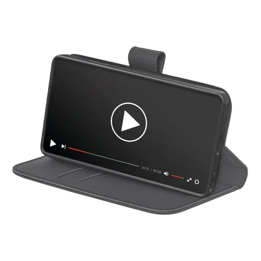 Puro Booklet Case flip tok pénztárcafunkcióval Samsung Galaxy S25 Ultra - fekete tok - 3