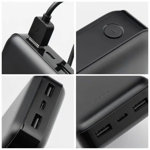 BLUE STAR powerbank 20000 mAh 2.1A W2027 fekete - 4