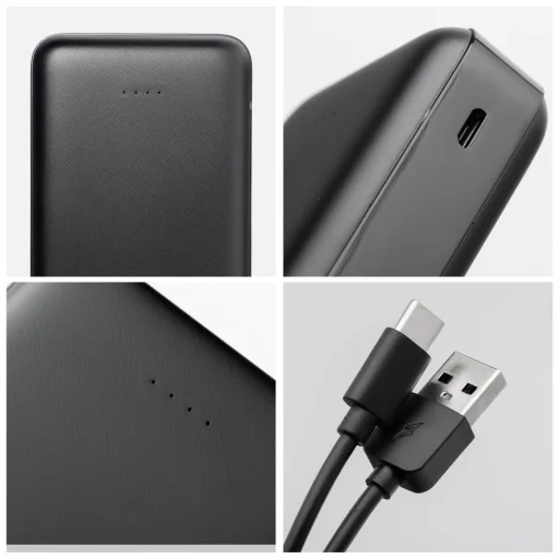 BLUE STAR powerbank 20000 mAh 2.1A W2027 fekete - 6