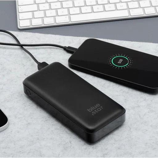 BLUE STAR powerbank 20000 mAh 2.1A W2027 fekete - 7