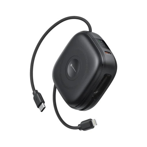 FORCELL F-ENERGY F10K5 powerbank kompatibilis MagSafe PD3.1 QC3.0 3A 22,5W 10000 mAh fekete - 3