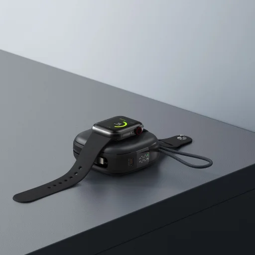 FORCELL F-ENERGY F10K5 powerbank kompatibilis MagSafe PD3.1 QC3.0 3A 22,5W 10000 mAh fekete - 5