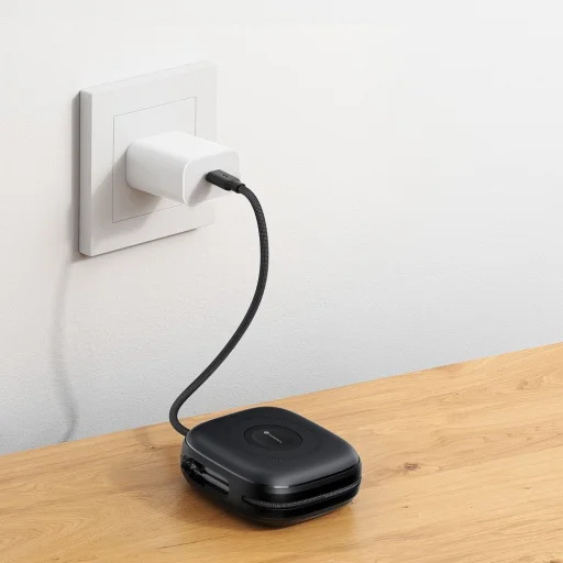 FORCELL F-ENERGY F10K5 powerbank kompatibilis MagSafe PD3.1 QC3.0 3A 22,5W 10000 mAh fekete - 6