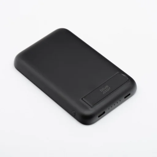 BLUE STAR powerbank 5000 mAh MagSafe kompatibilis 2A 5W W0553 fekete - 3