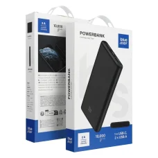 BLUE STAR powerbank 10000 mAh 2A W1086 fekete