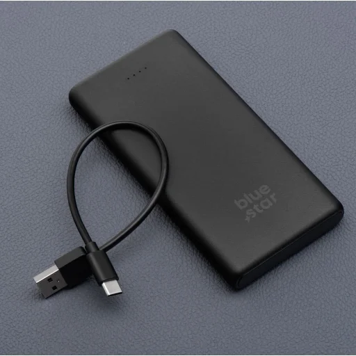 BLUE STAR powerbank 10000 mAh 2A W1086 fekete - 4