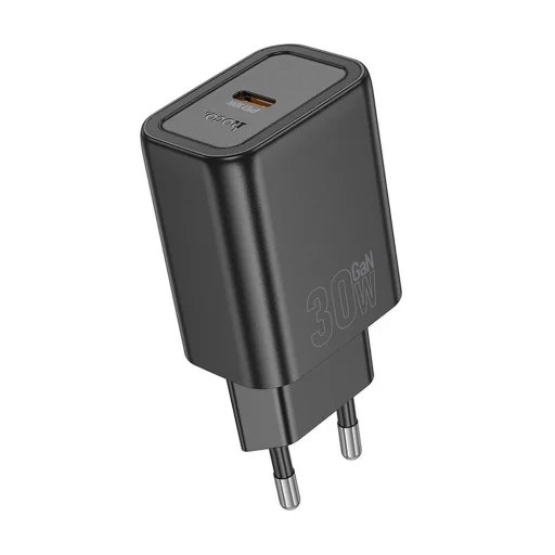 HOCO fali töltő USB A + Type C PD QC3.0 3A 30W N63 fekete - 1