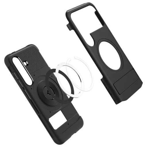  Galaxy S25+ Plus Fekete Spigen Slim Armor Mag Magsafe tok - 8