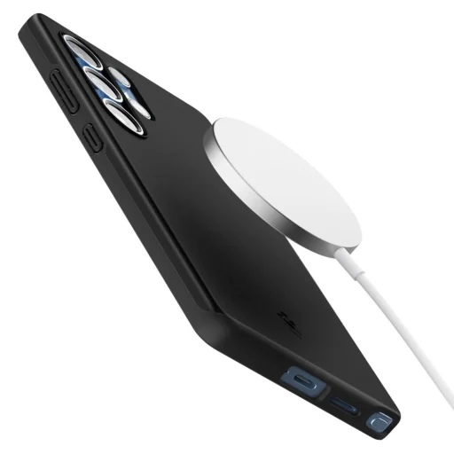  Galaxy S25 Ultra Fekete Spigen Thin Fit Mag Magsafe tok - 10