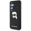 Karl Lagerfeld Leather Monogram Pin Logo Karl Head Samsung Galaxy S25 Plus fekete tok thumbnail