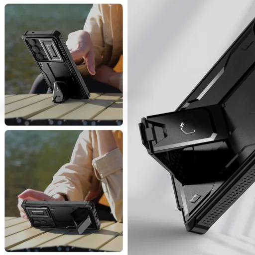 Tech-protect Kevlar Cam+ Galaxy S25 Ultra fekete tok - 3