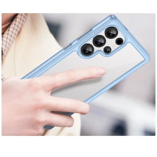 Szilikon tok Outer Space tok zselés kerettel Samsung Galaxy S25 Ultra - kék tok - 7