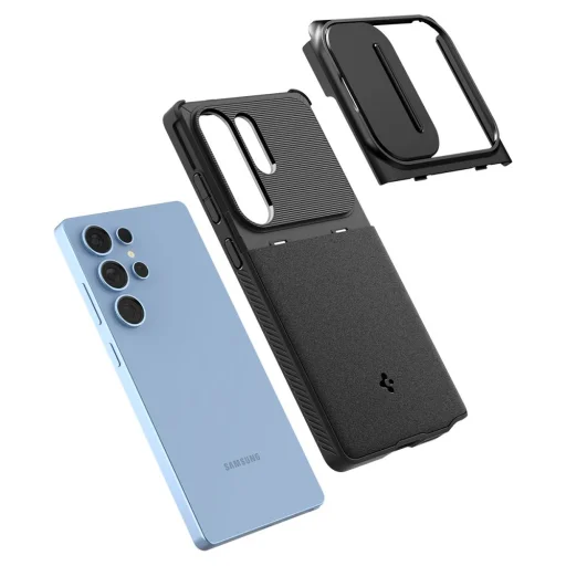  Galaxy S25 Ultra Fekete Spigen Optik Armor tok - 9