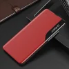 Eco Leather View fliptok Samsung Galaxy S25 tok - piros thumbnail