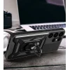 Samsung Galaxy S25 Ultra Páncélozott Hybrid Armor Camshield tok kamera védelemmel és fémgyűrűvel - fekete thumbnail