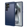 Szilikon tok Carbon tok Samsung Galaxy S25 Ultra - kék thumbnail
