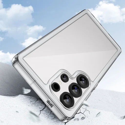 Outer Space Case szilikon tok zselés kerettel Samsung Galaxy S25 Ultra - átlátszó tok - 3