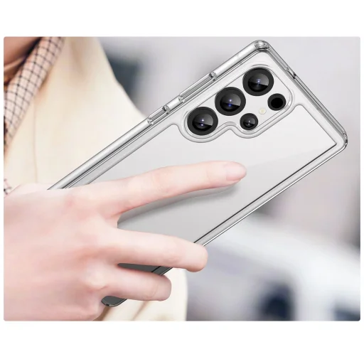 Outer Space Case szilikon tok zselés kerettel Samsung Galaxy S25 Ultra - átlátszó tok - 5