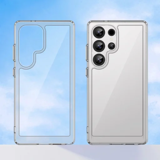 Outer Space Case szilikon tok zselés kerettel Samsung Galaxy S25 Ultra - átlátszó tok - 7