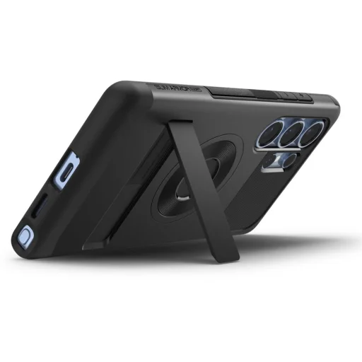  Galaxy S25 Ultra fekete Spigen Slim Armor Mag Magsafe tok - 11